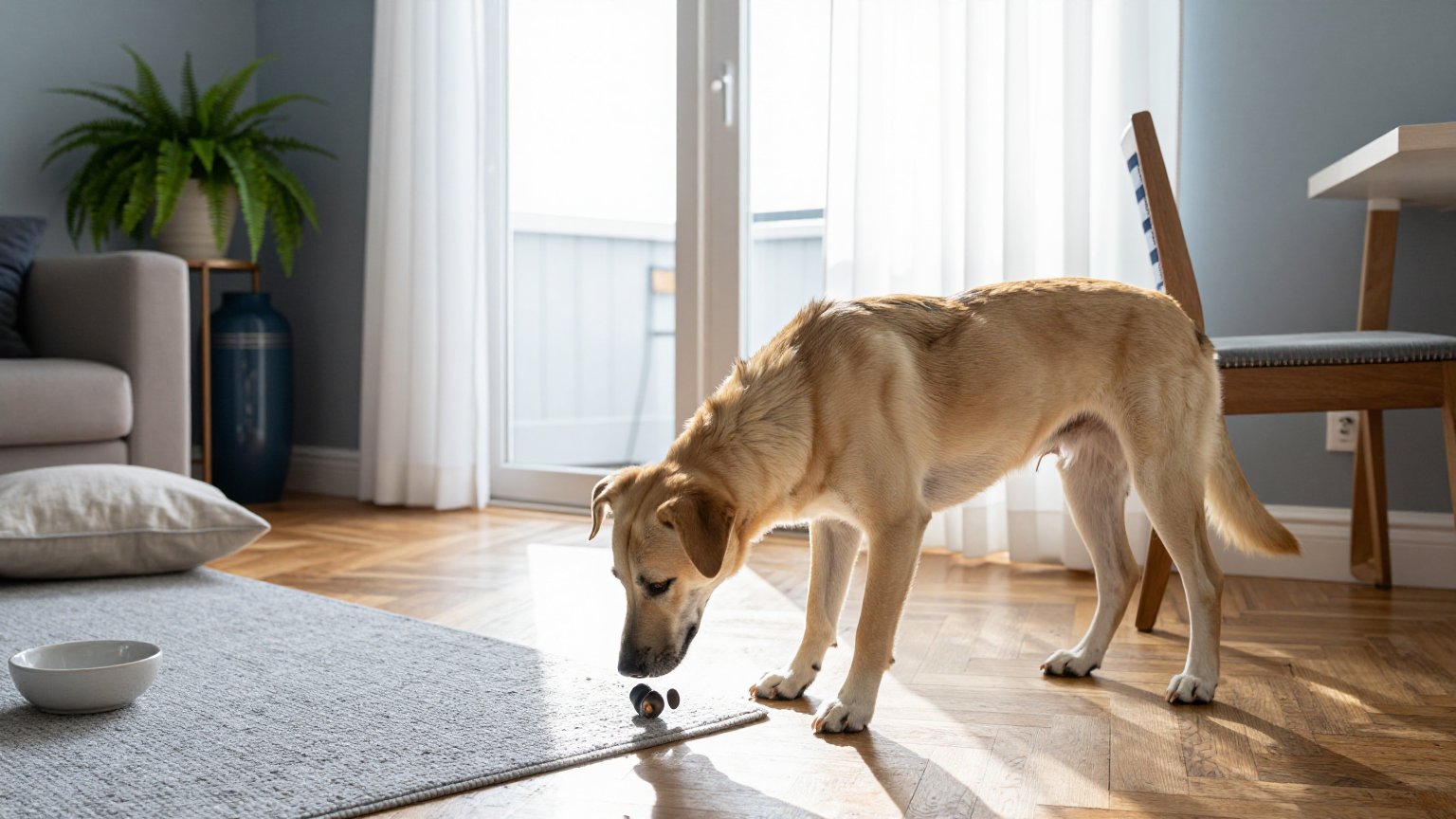 Иллюстрация: спокойная ситуация со свободным выбором дистанции.